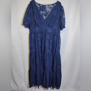 Navy Blue Dress Size 1X/2X